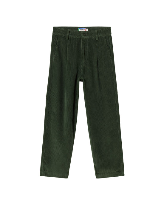 Pantalón verde pana Plum sotenible-silueta1