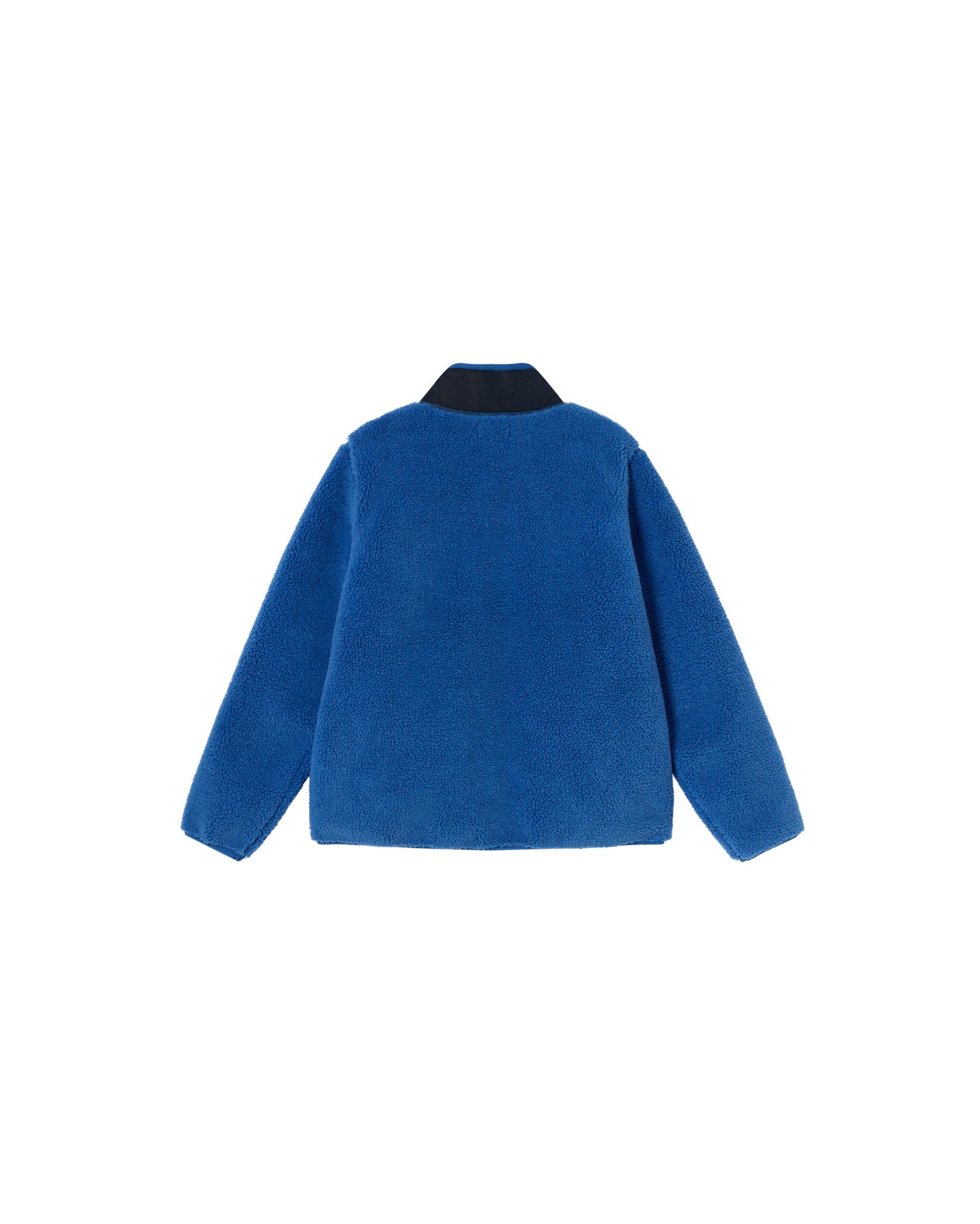 Blue fuzzy outlet sweatshirt