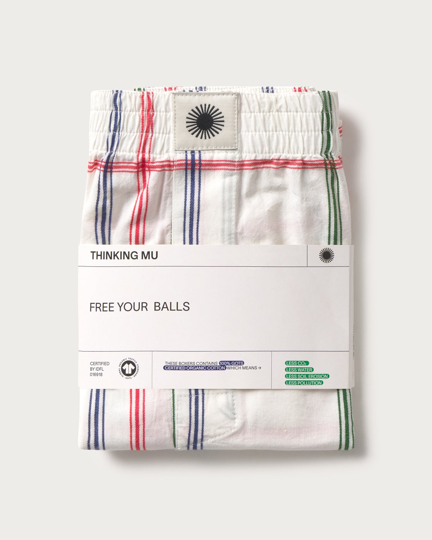 Boxer rayas multicolor sostenible-pack