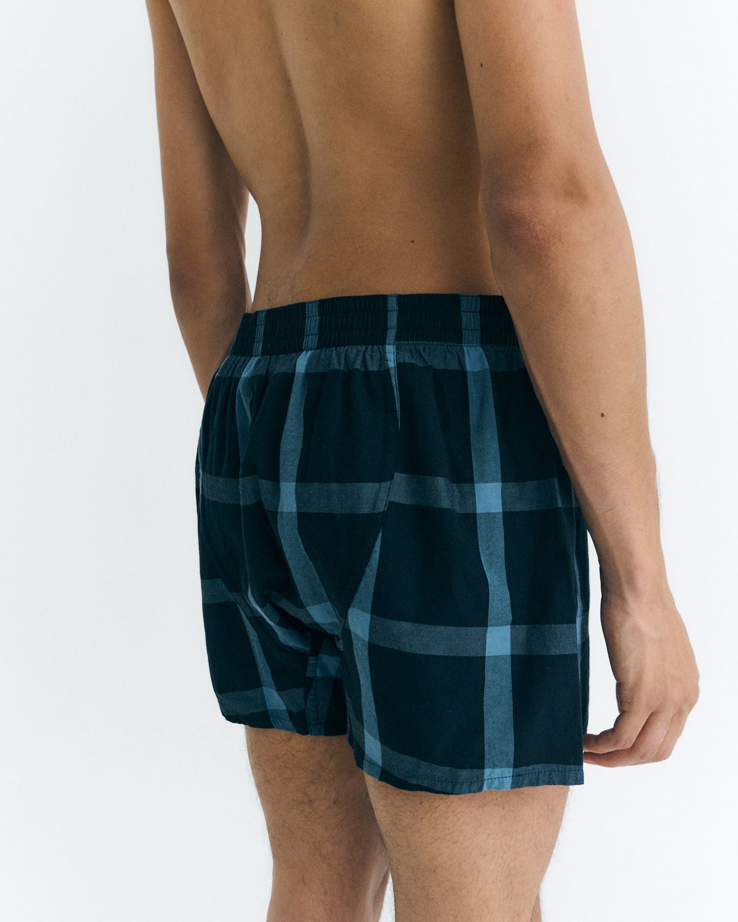 Boxers navy cuadros sostenible - 4
