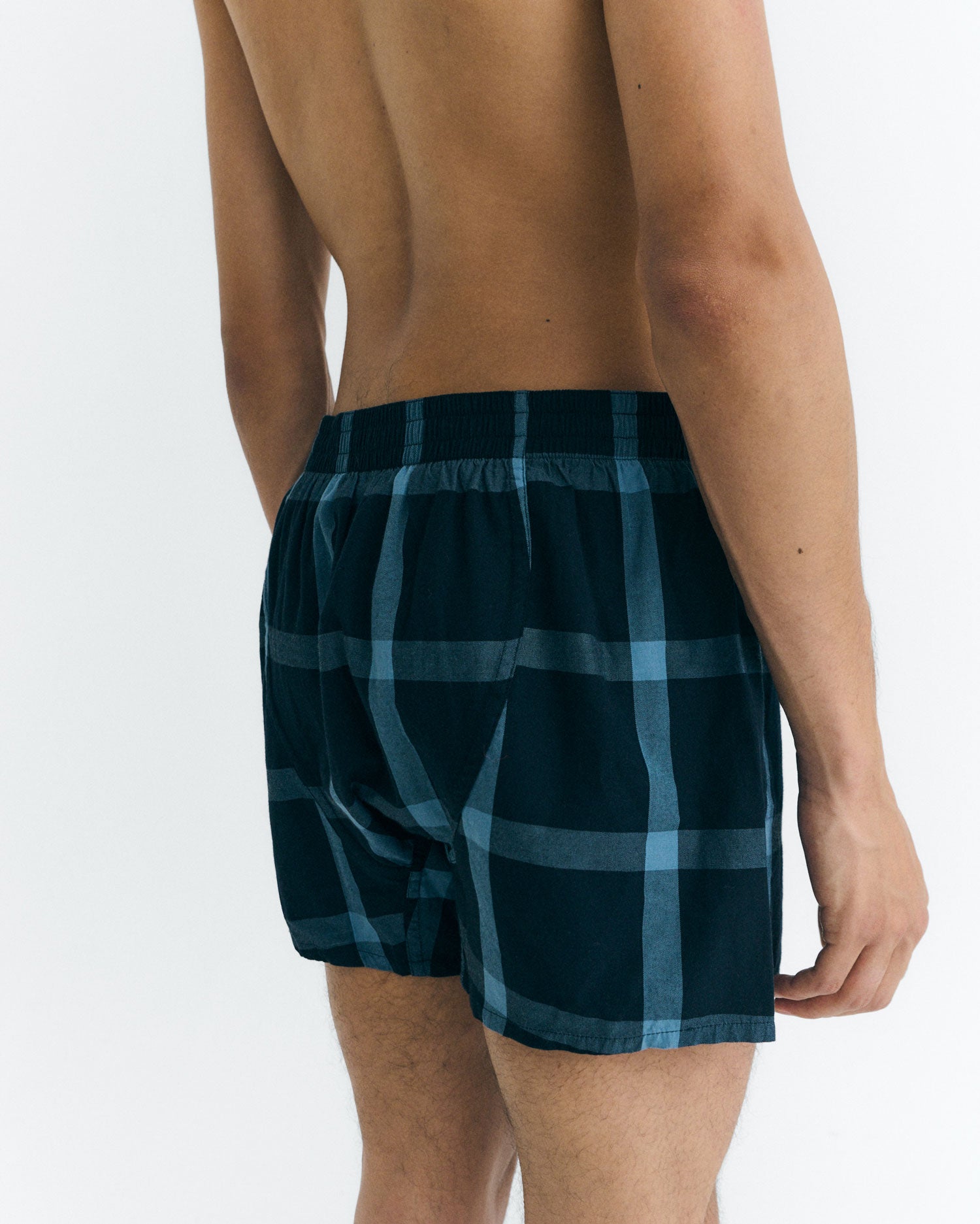 Boxers navy cuadros sostenible - 4