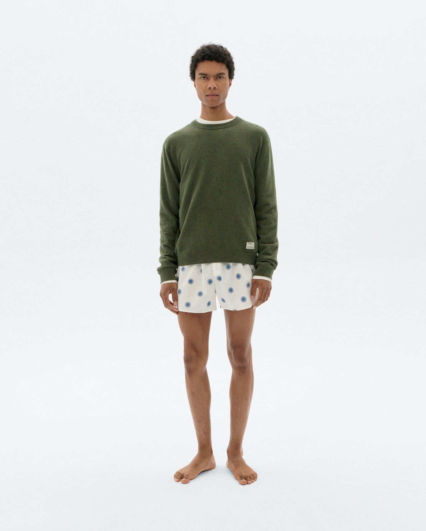 Boxers blancos sol azul sostenible - 2