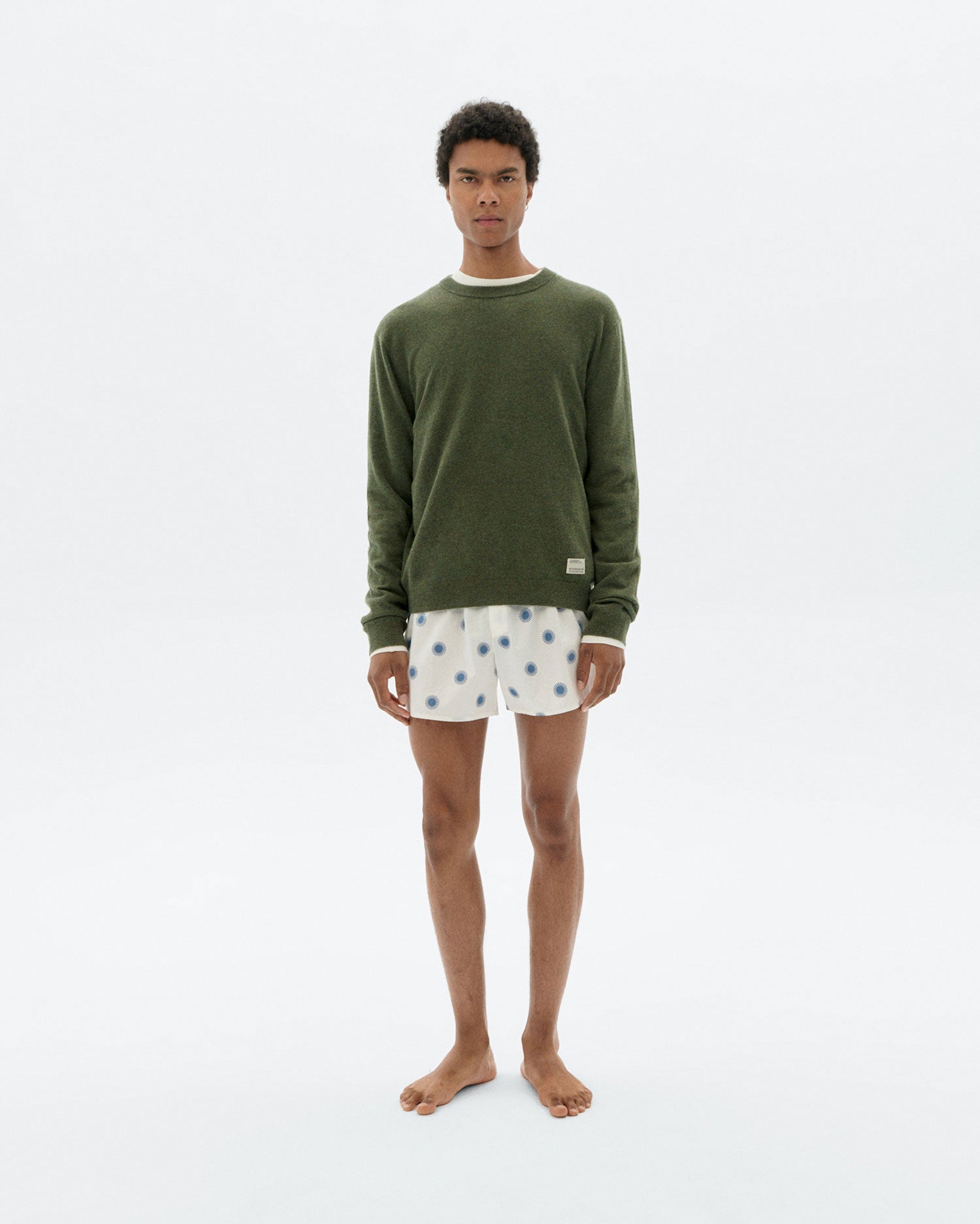 Boxers blancos sol azul sostenible - 2