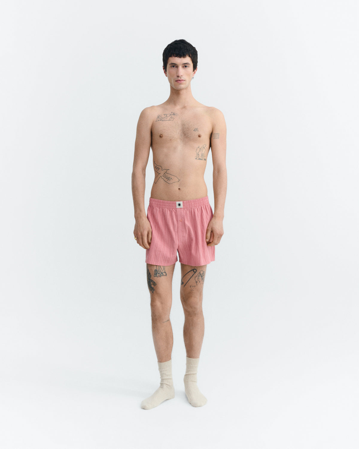 Boxer popcorn rosa sostenible - 1