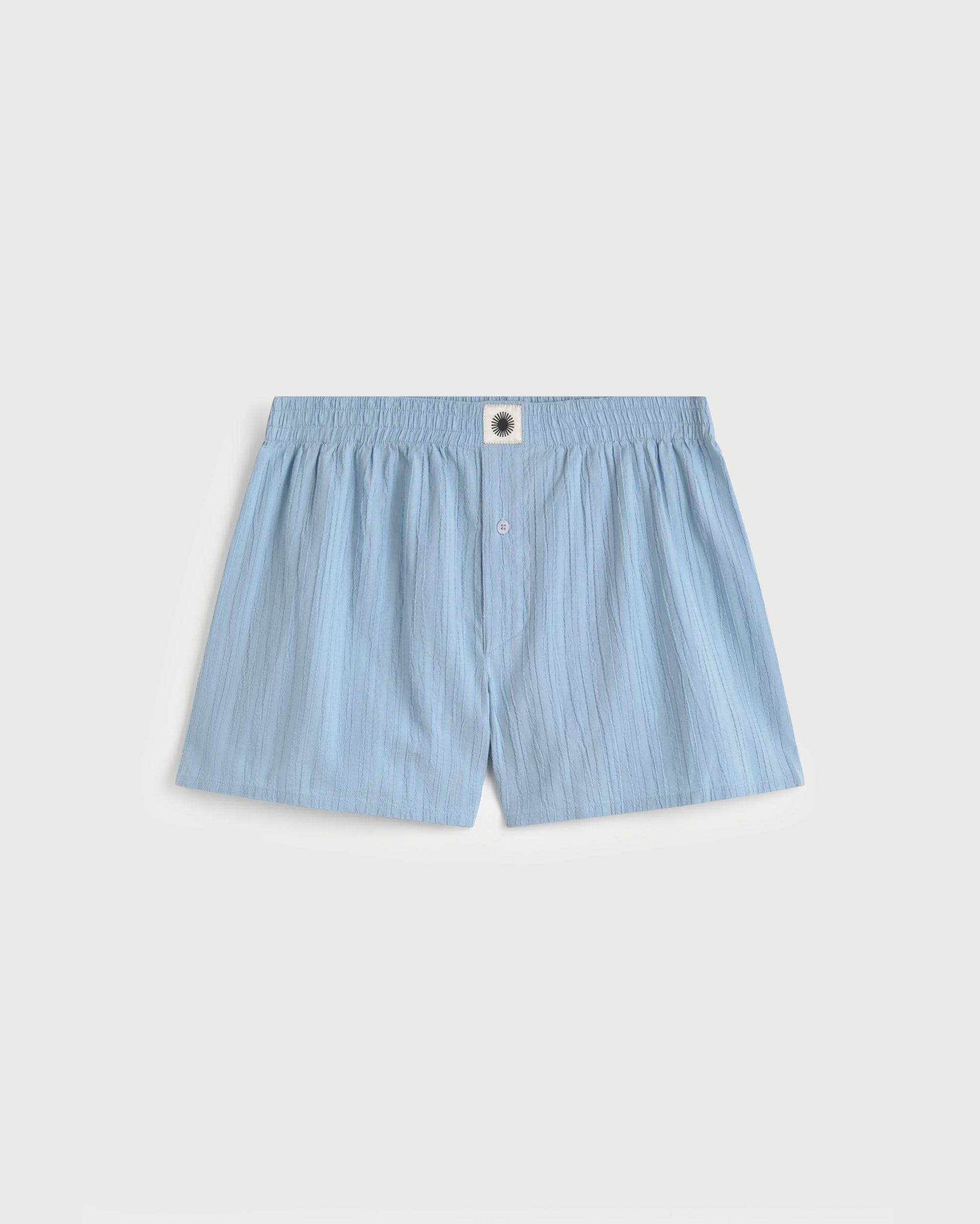 Boxer popcorn azul sostenible silueta - 1