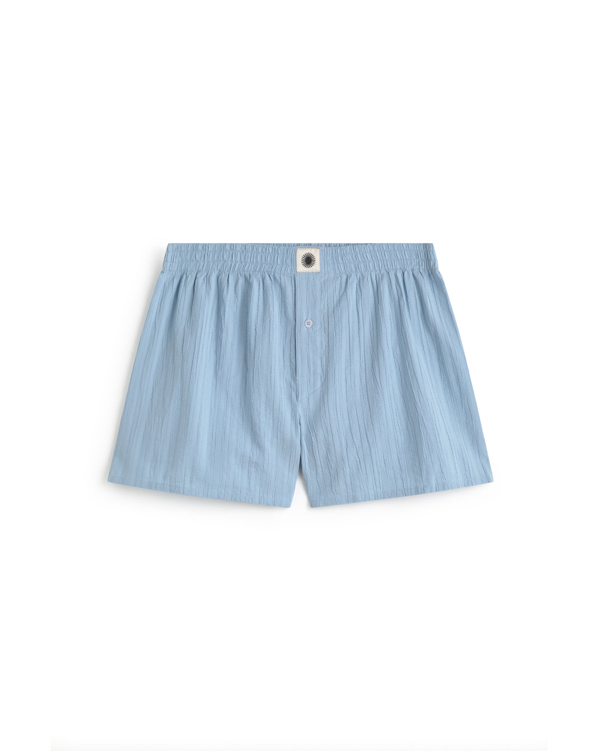 Boxer popcorn azul sostenible silueta - 1