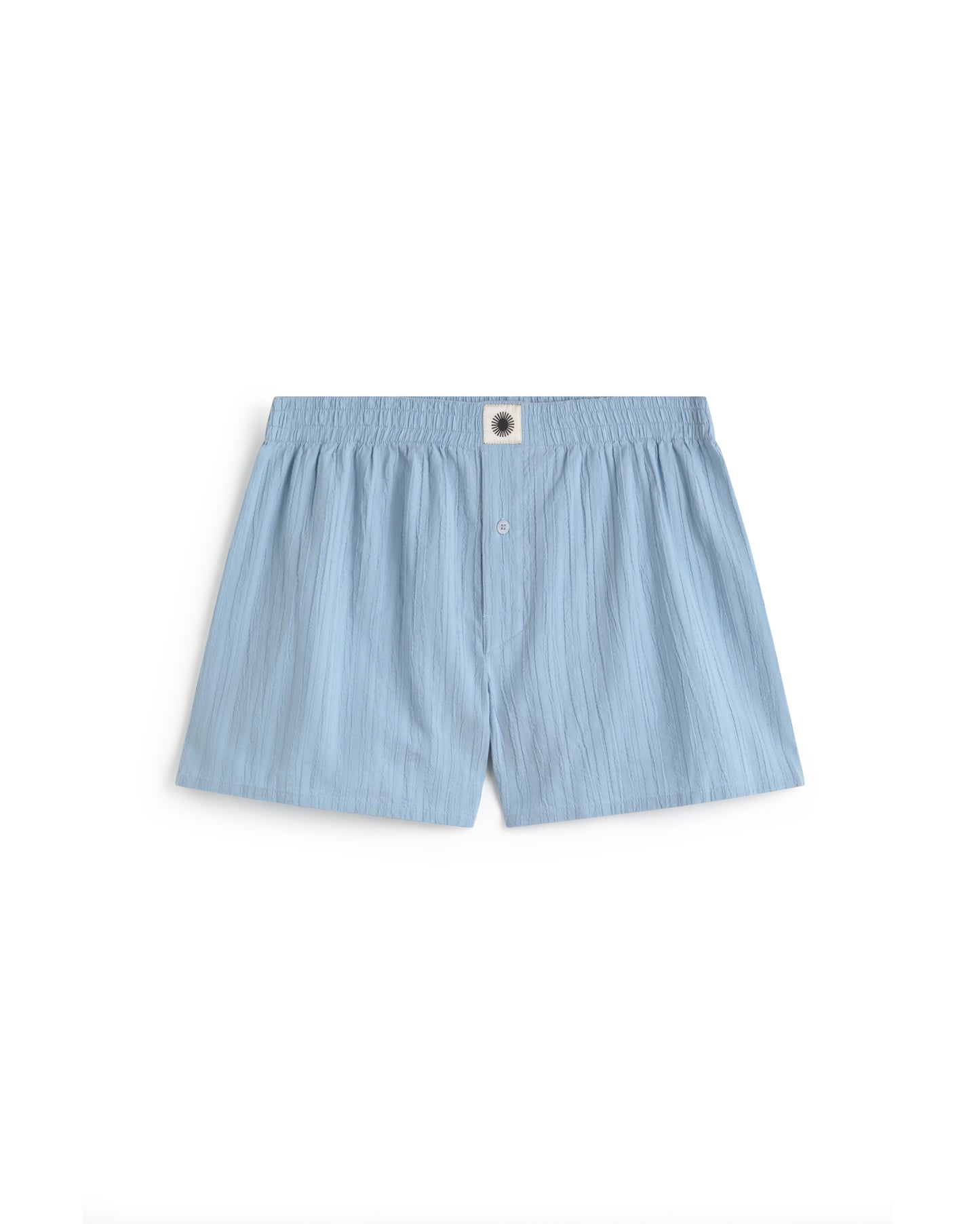 Boxer popcorn azul sostenible silueta - 1