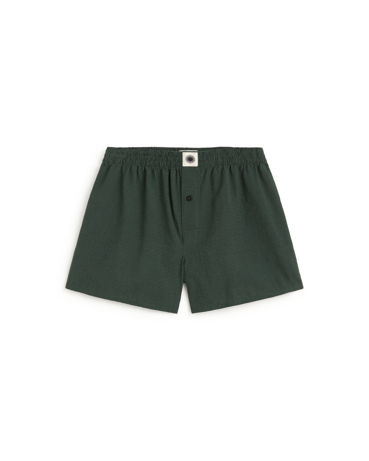 Boxer verde oscuro sostenible silueta - 1