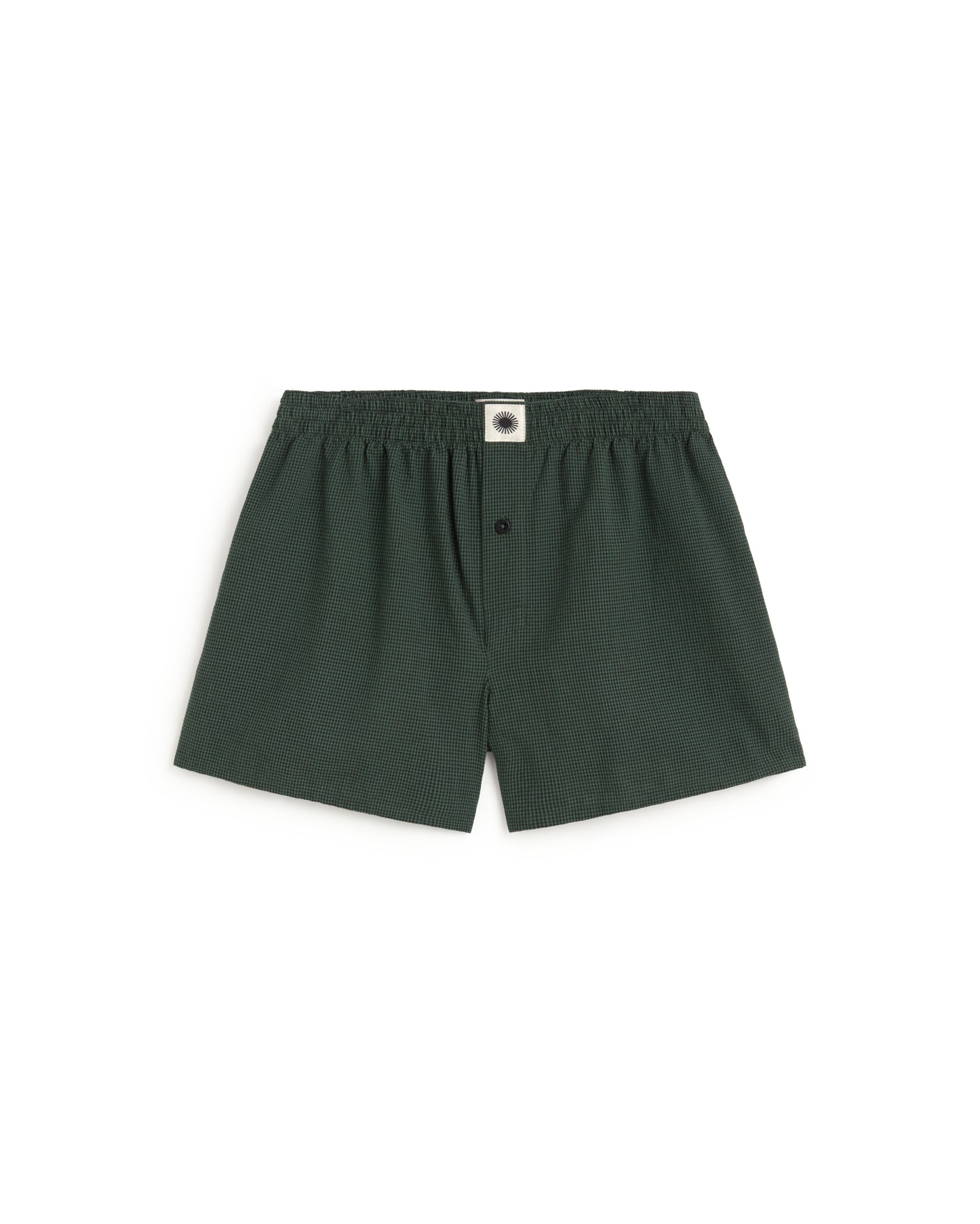 Boxer verde oscuro sostenible silueta - 1