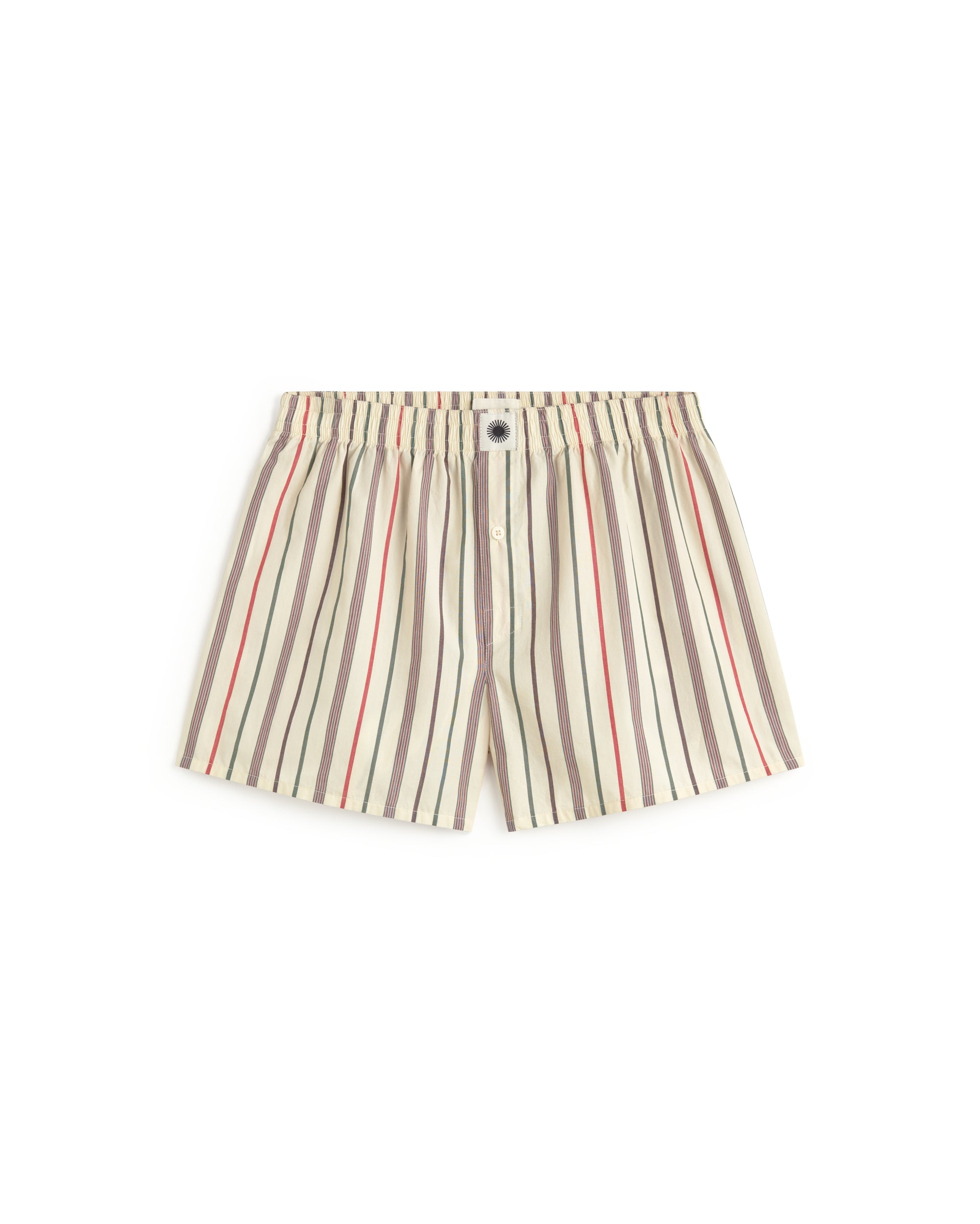 Boxer rayas multicolor sostenible silueta - 1