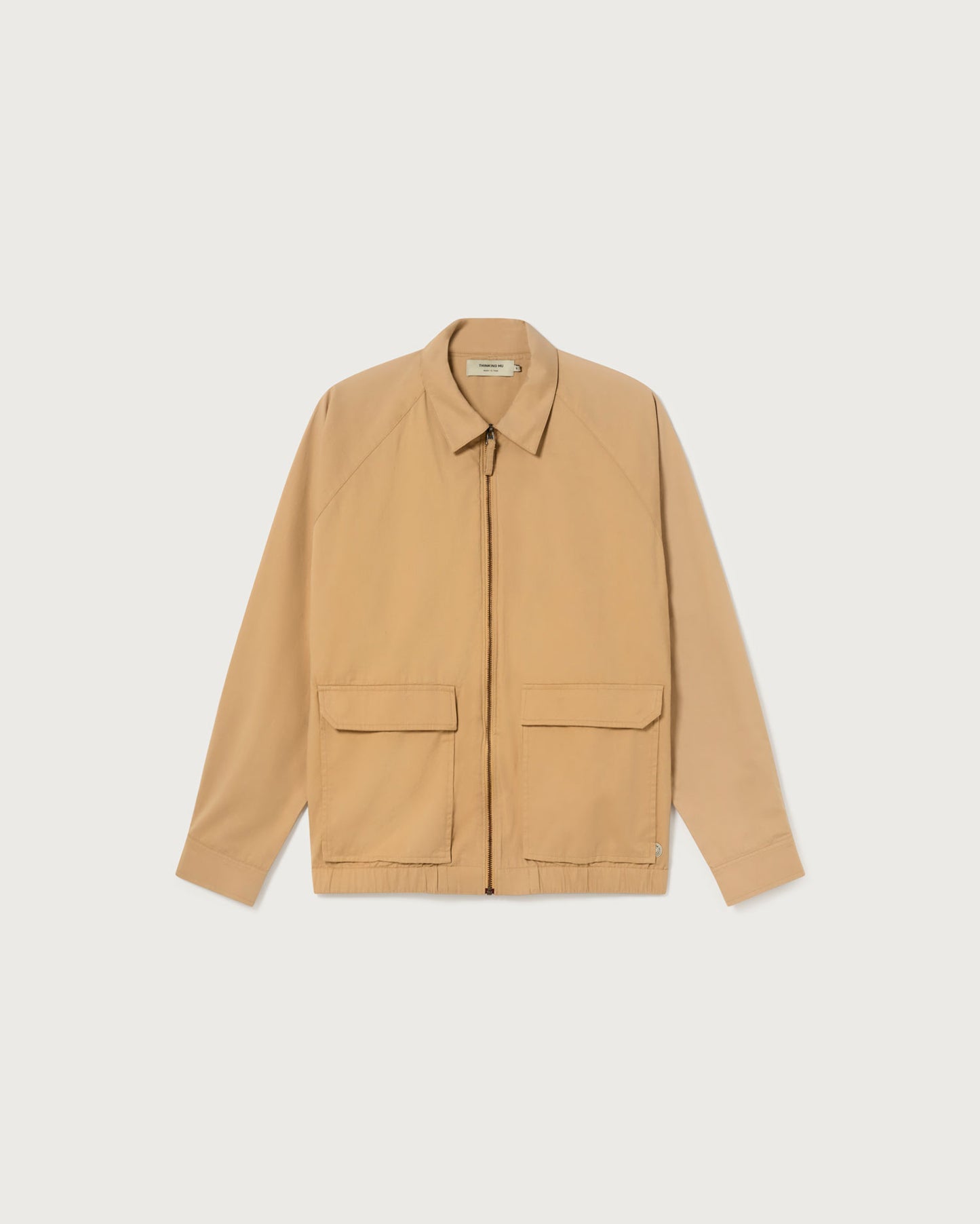 Chaqueta camel Dragonfly sostenible  - silueta 1