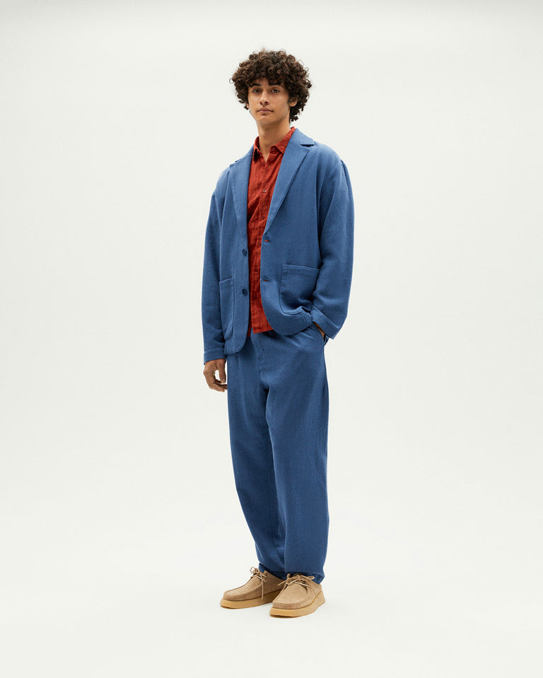 Pantalón azul Wotan sostenible -2