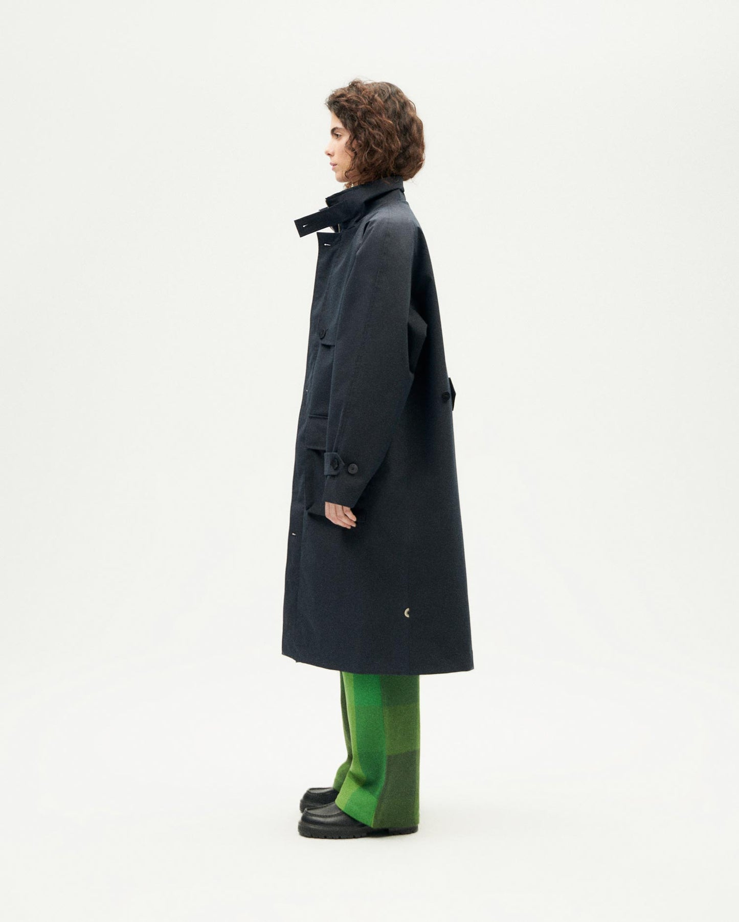 Chaqueta navy oscuro Riley sostenible mujer - 2