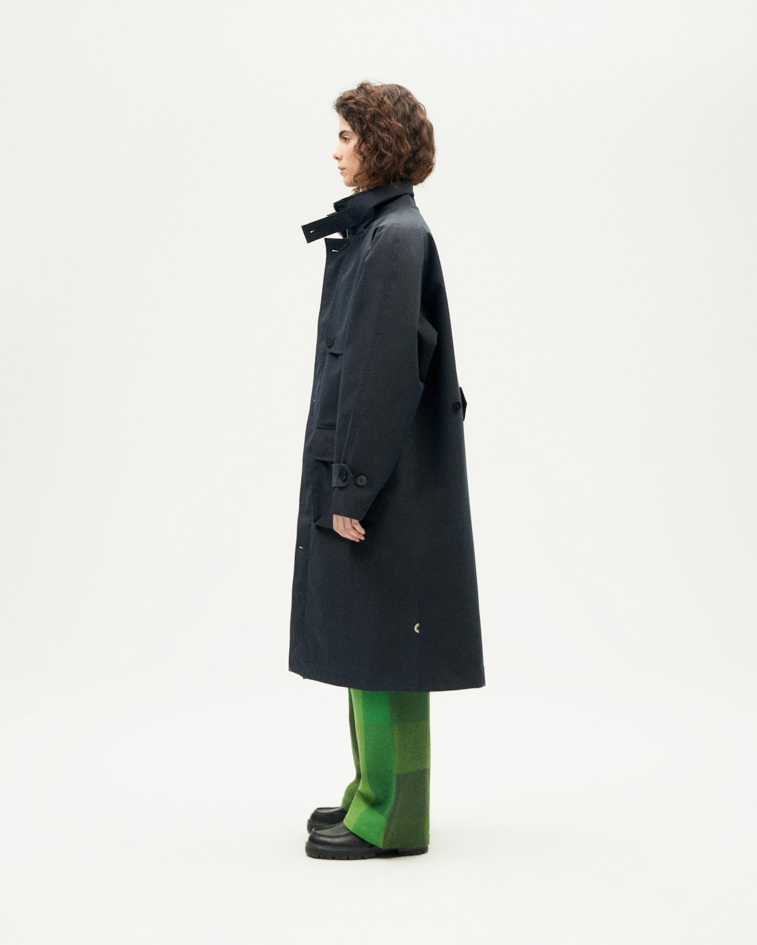 Chaqueta navy oscuro Riley sostenible mujer - 2