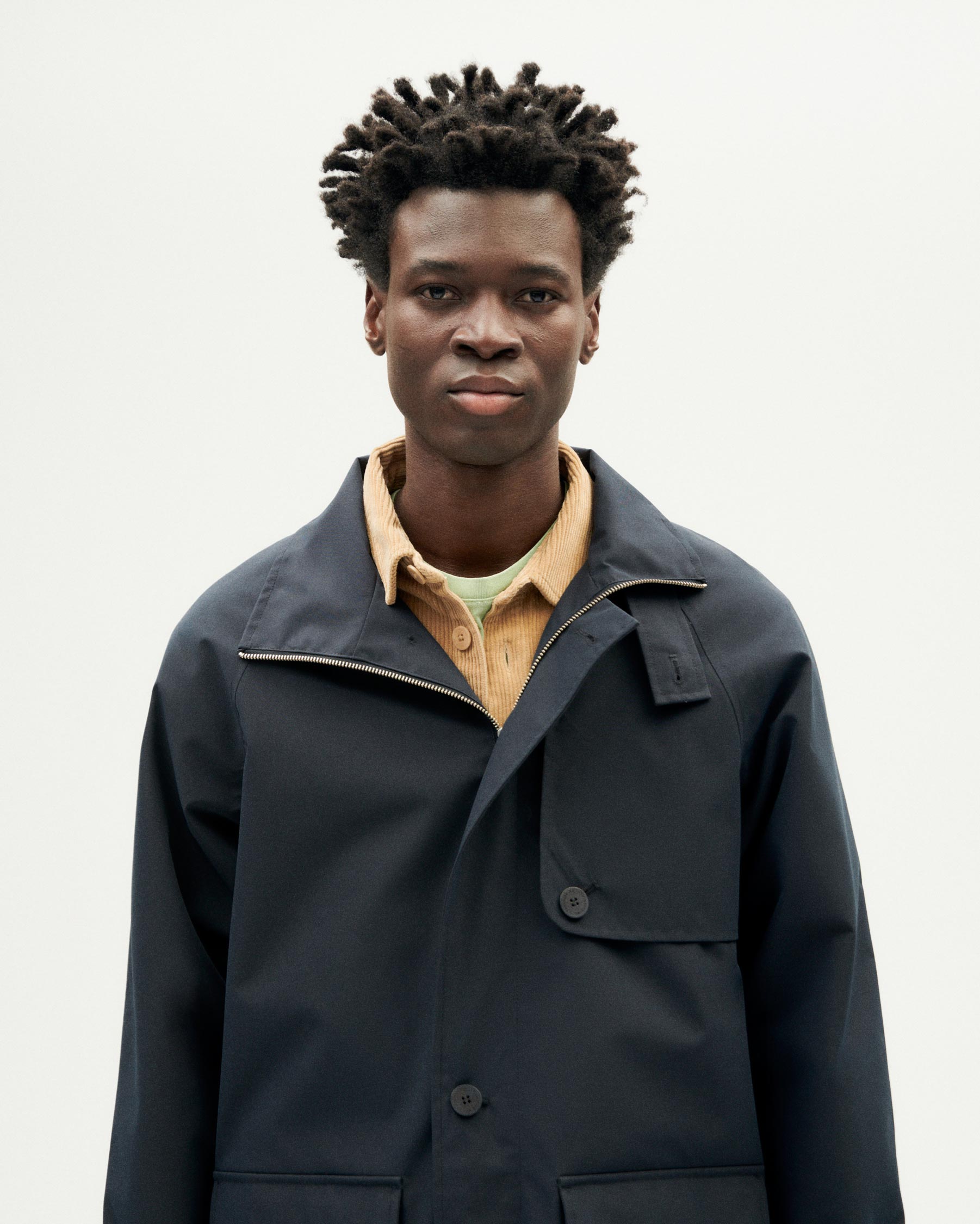 Chaqueta navy oscuro Riley sostenible hombre - 2