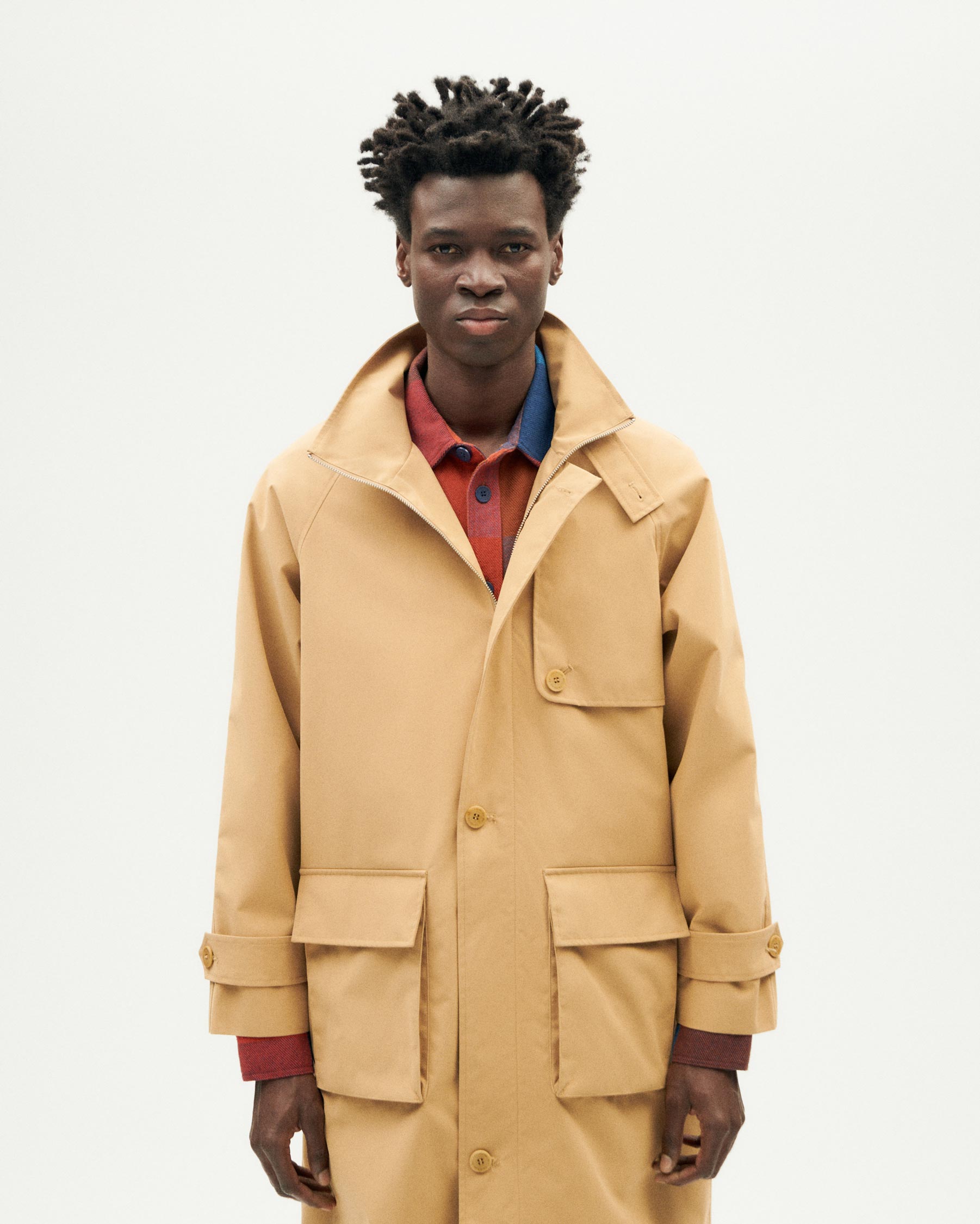 Chaqueta beige Riley unisex sostenible - 2