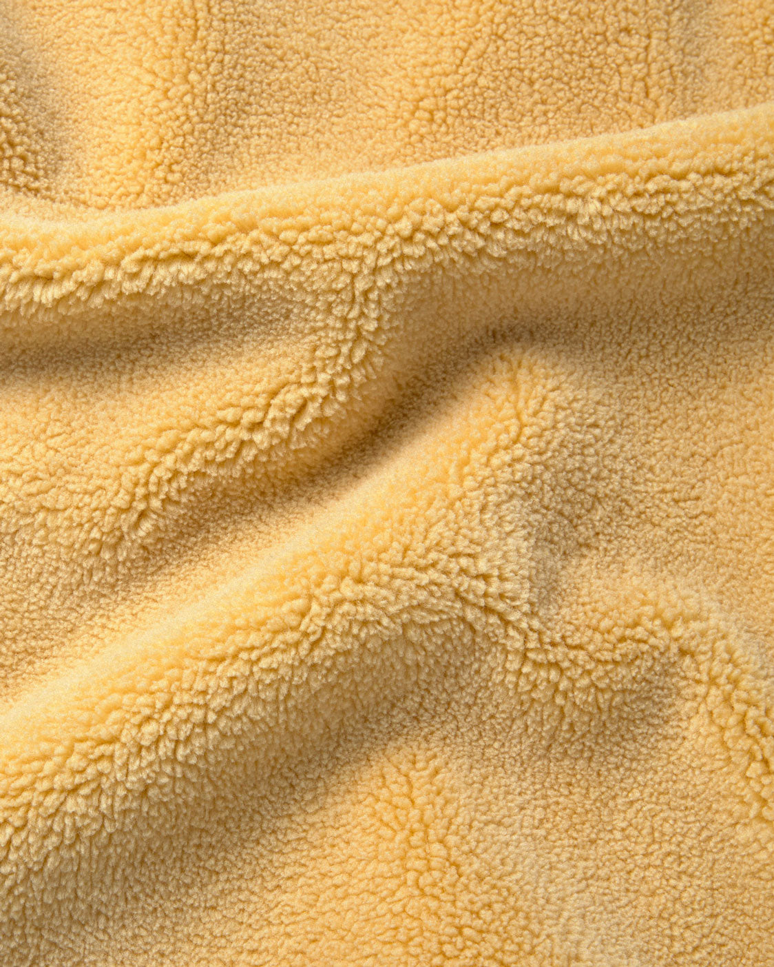 Chaleco borreguito amarillo Craig sostenible silueta - 3