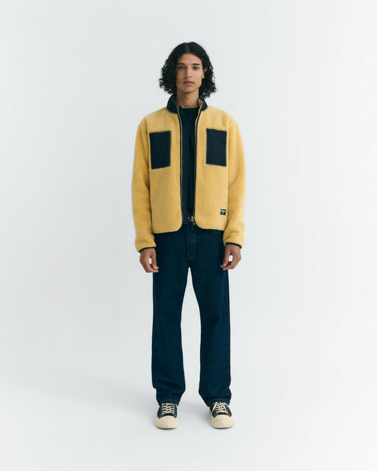 Chaqueta borreguito amarilla Marcus sostenible - 2