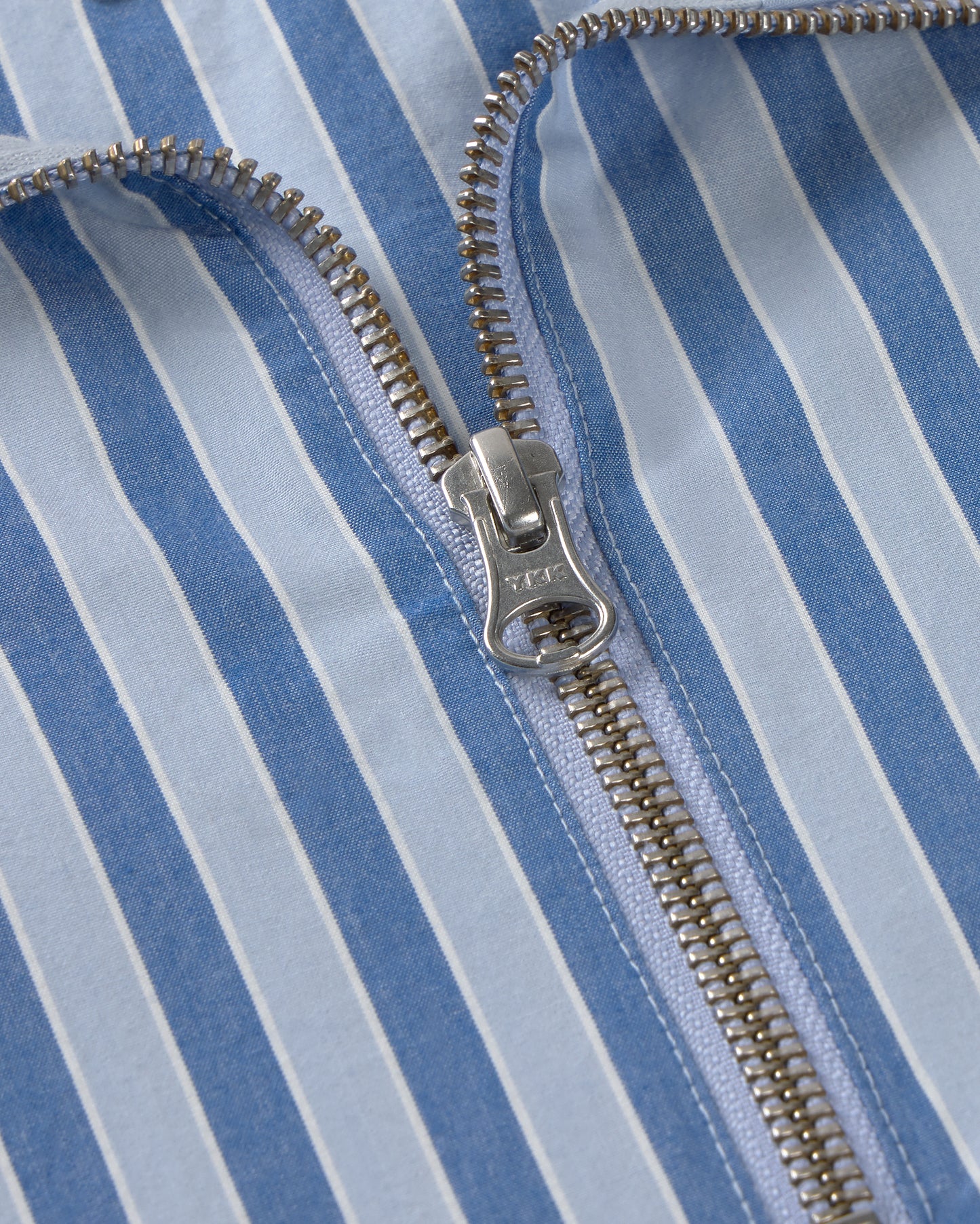 Chaqueta oversize rayas azul Reed sostenible silueta - 2