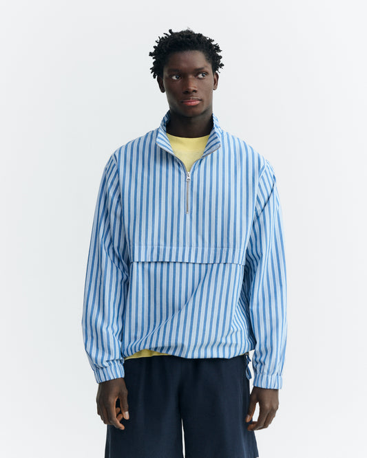 Chaqueta oversize rayas azul Reed sostenible - 2