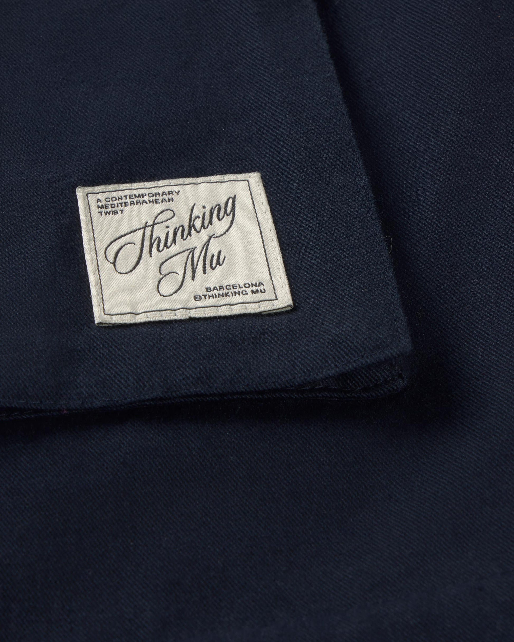 Chaqueta oversize navy Callum sostenible silueta - 2