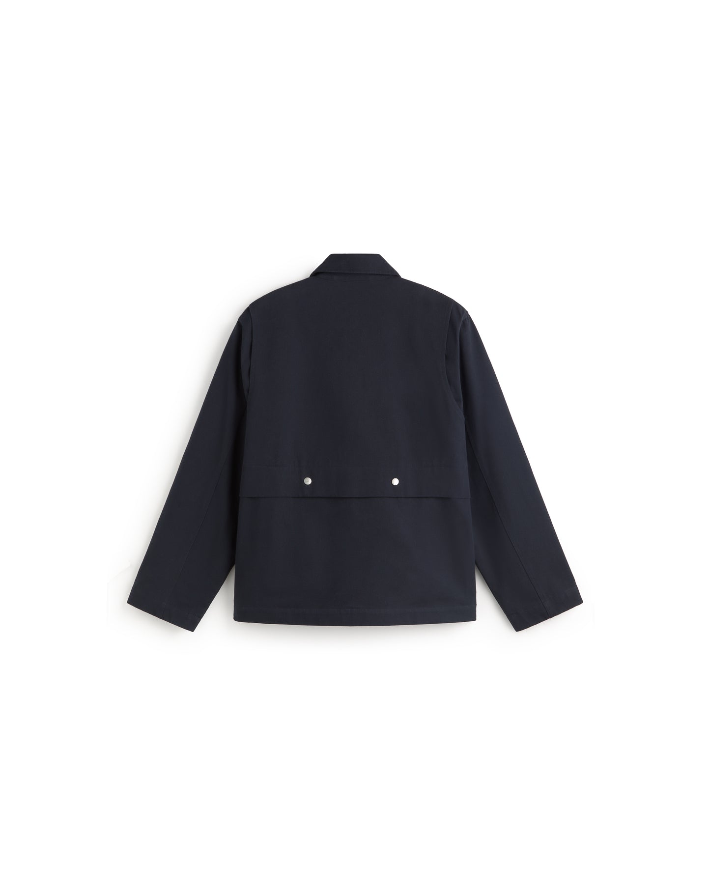 Chaqueta boxy navy Callum sostenible silueta - 3