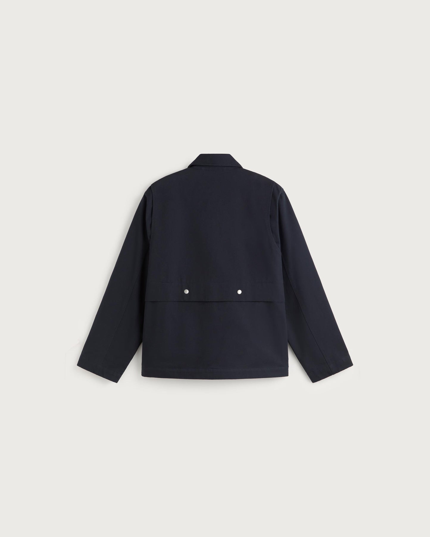 Chaqueta oversize navy Callum sostenible silueta - 3