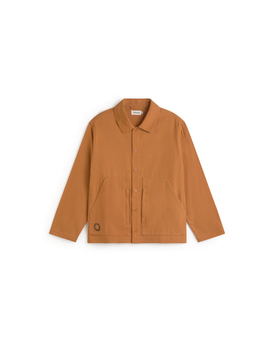Chaqueta naranja Guille sostenible silueta - 1
