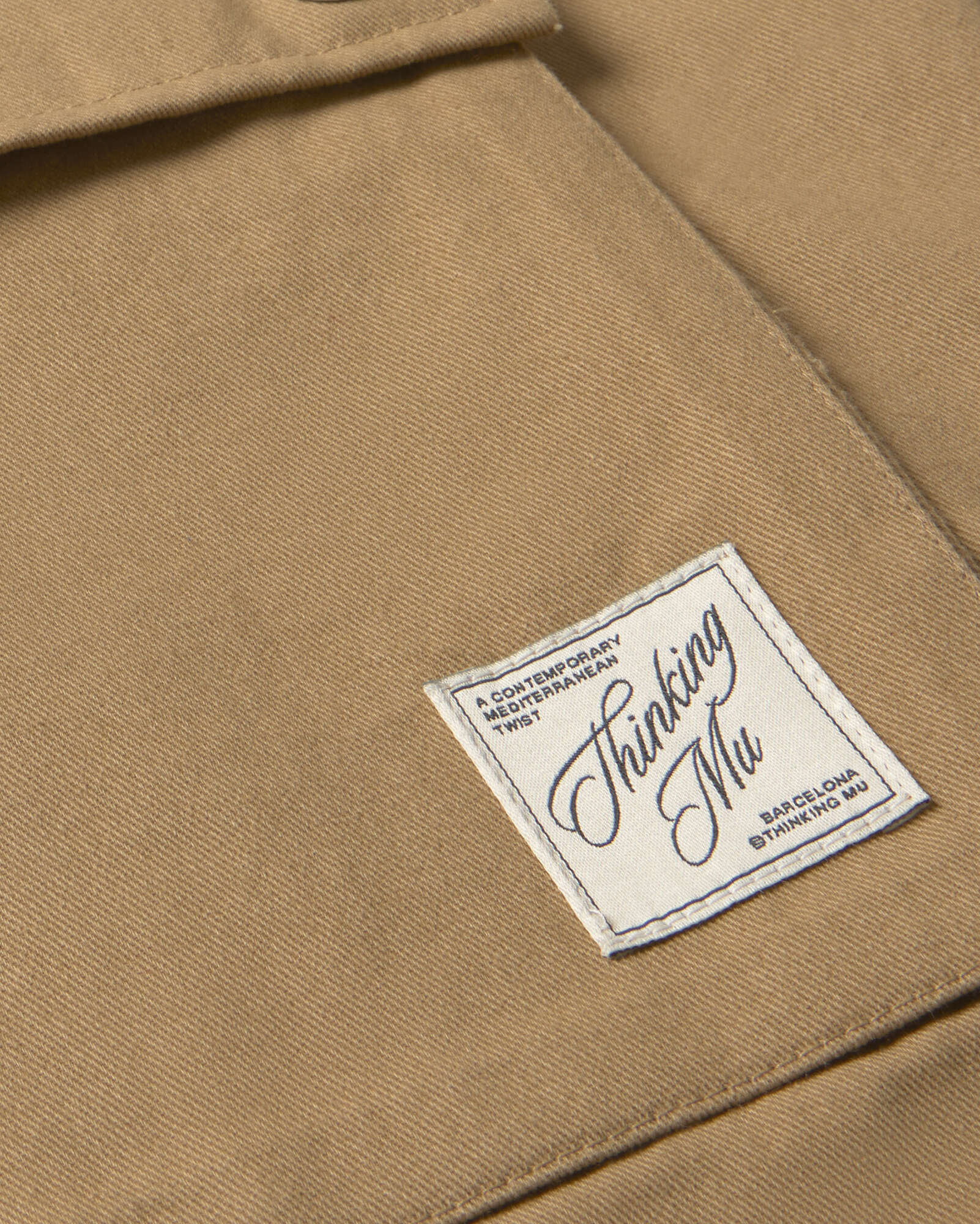 Chaqueta oversize camel Callum sostenible silueta - 2