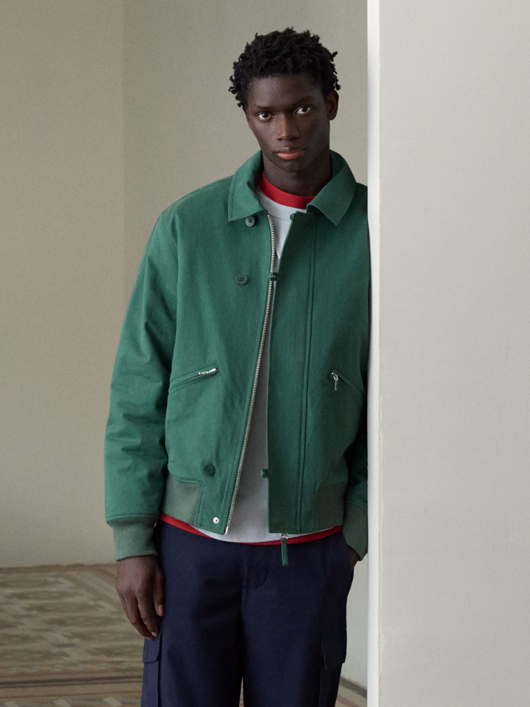 Chaqueta verde Amir