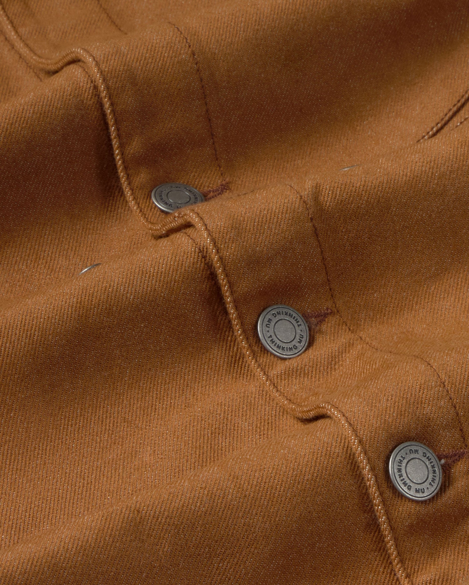 Chaqueta denim tinte natural marrón Cannon sostenible silueta - 2