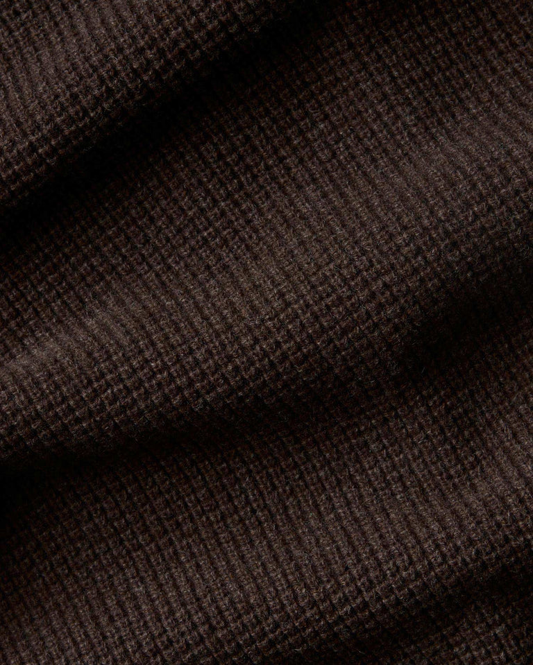 Jersey marrón lana Helio sostenible-6