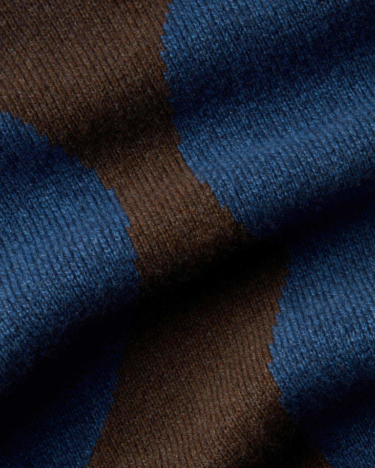 Jersey marrón lana Dots Khem sostenible-5