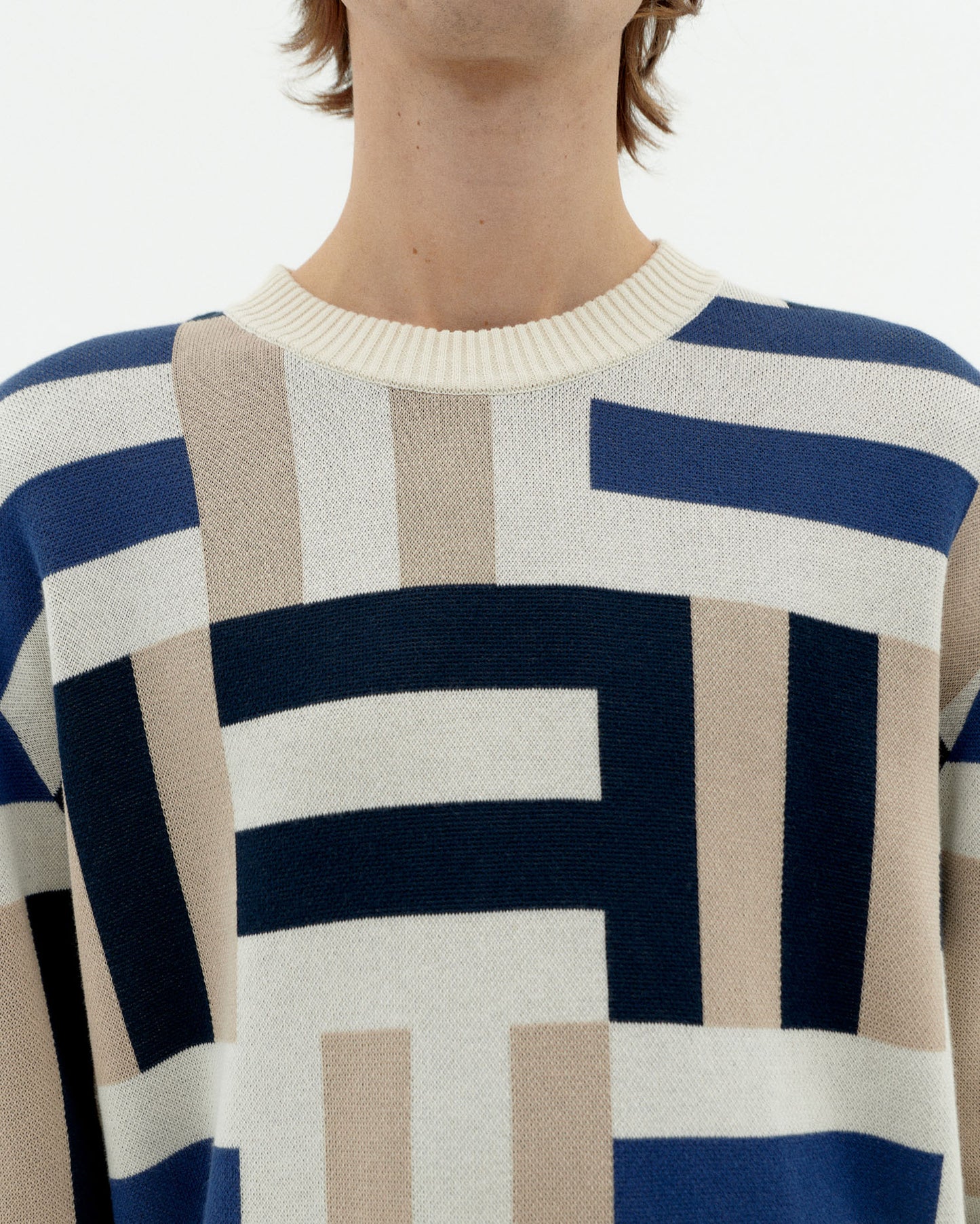 Jersey multicolor punto field Khem sostenible-3