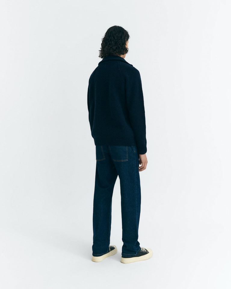 Jersey lana negro Ekaiz sostenible - 4