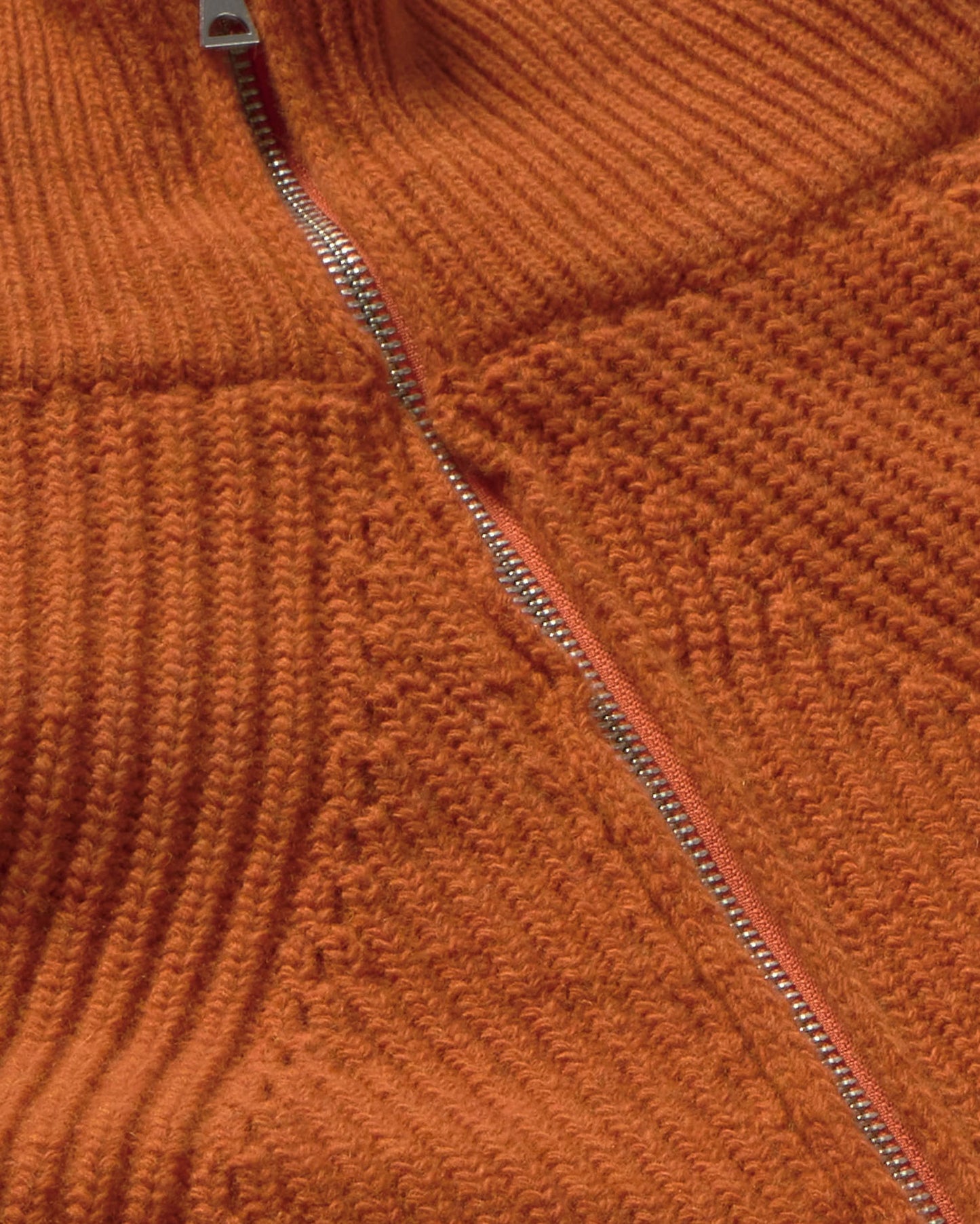 Jersey lana naranja Ekaiz sostenible silueta - 2