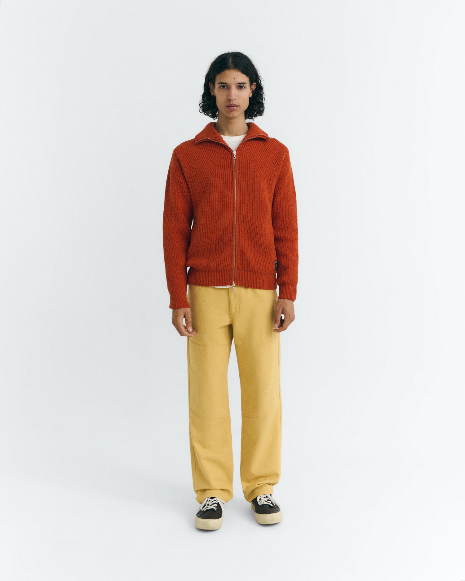 Jersey lana naranja Ekaiz sostenible - 2