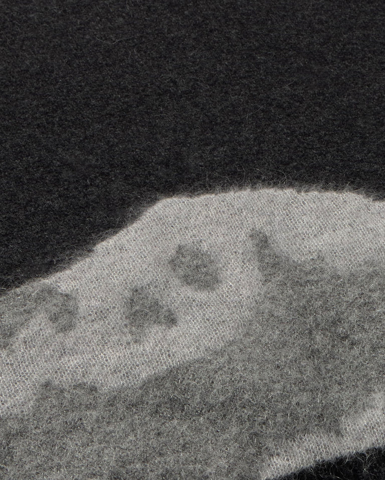 Jersey punto texturizado lana gris Bolita sostenible silueta - 2