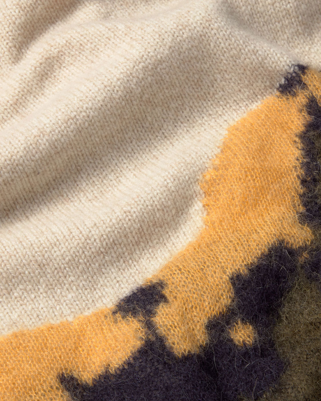 Jersey punto texturizado lana blanco Bolita sostenible silueta - 2