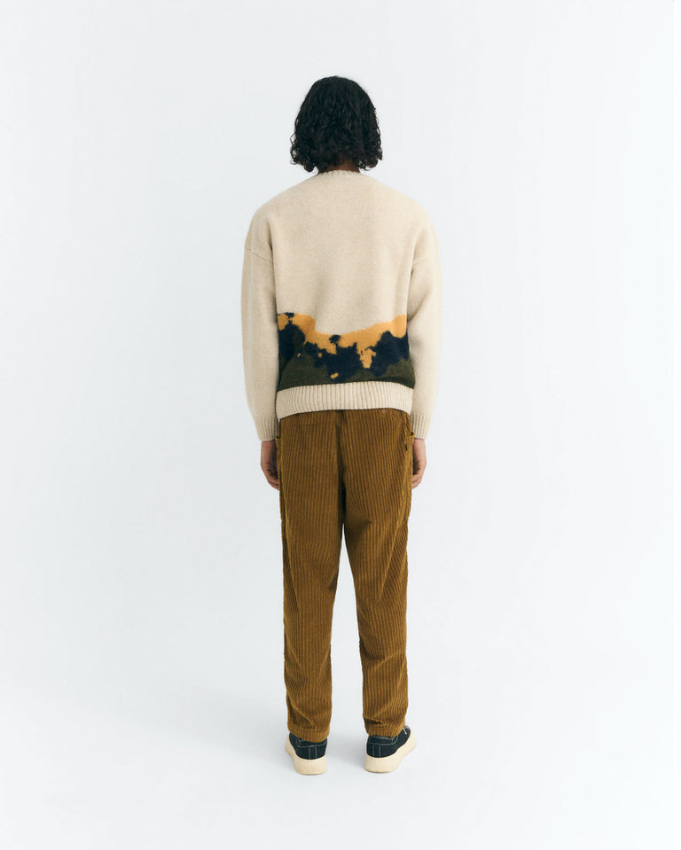 Jersey punto texturizado lana blanco Bolita sostenible - 4