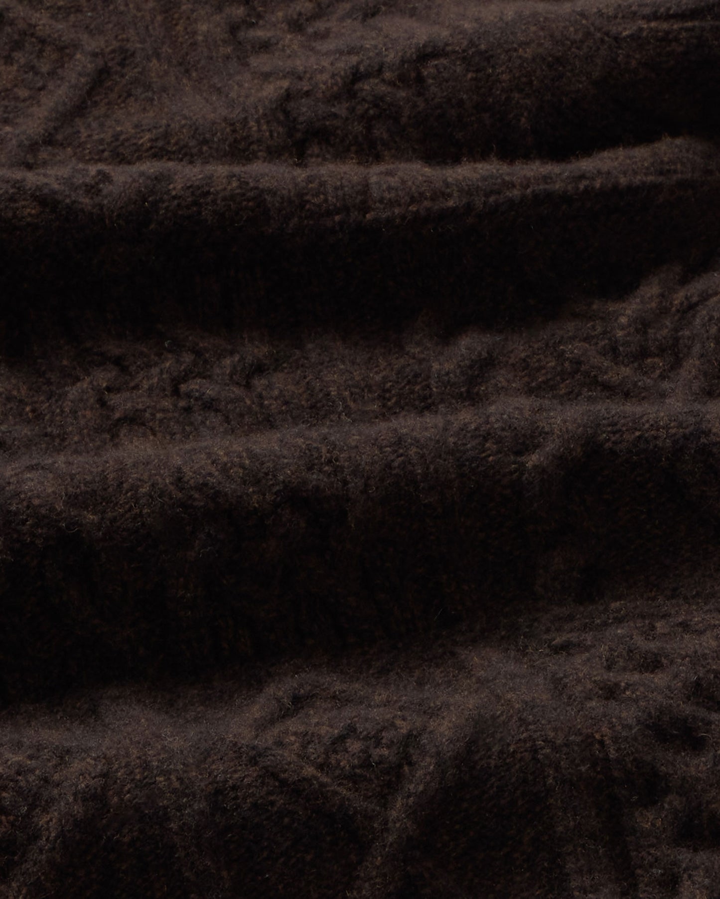 Jersey lana marrón Rasta sostenible silueta - 2