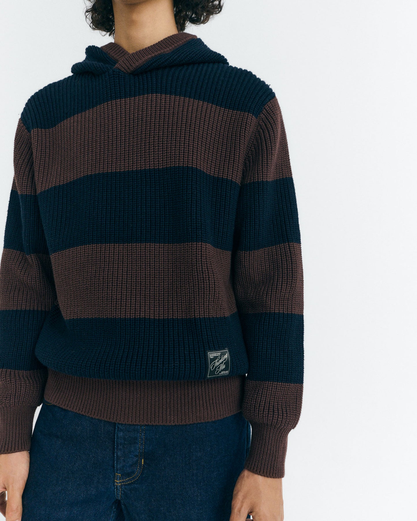 Hoodie lana rayas Tobby sostenible - 3