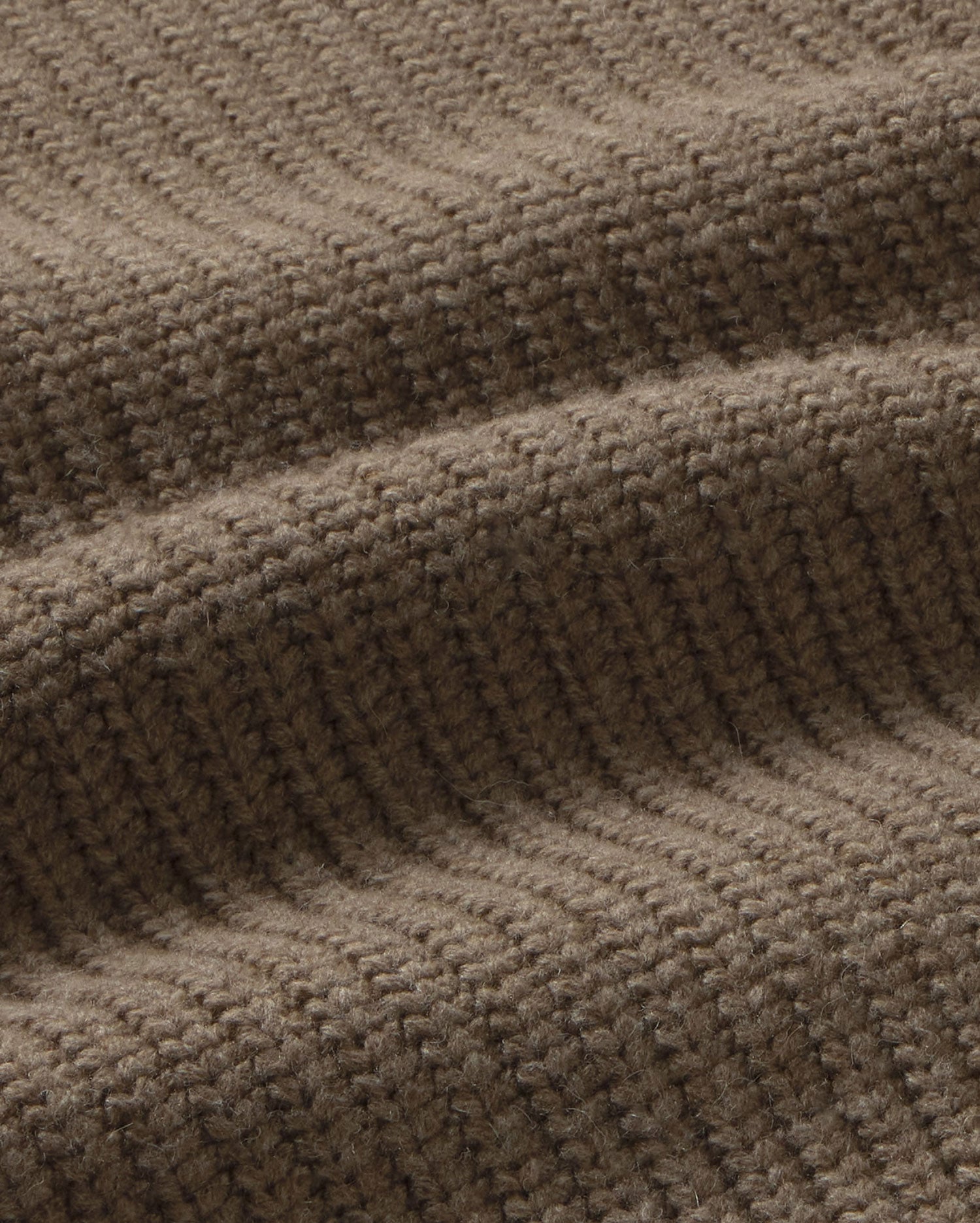 Jersey lana marrón Santos sostenible silueta - 2