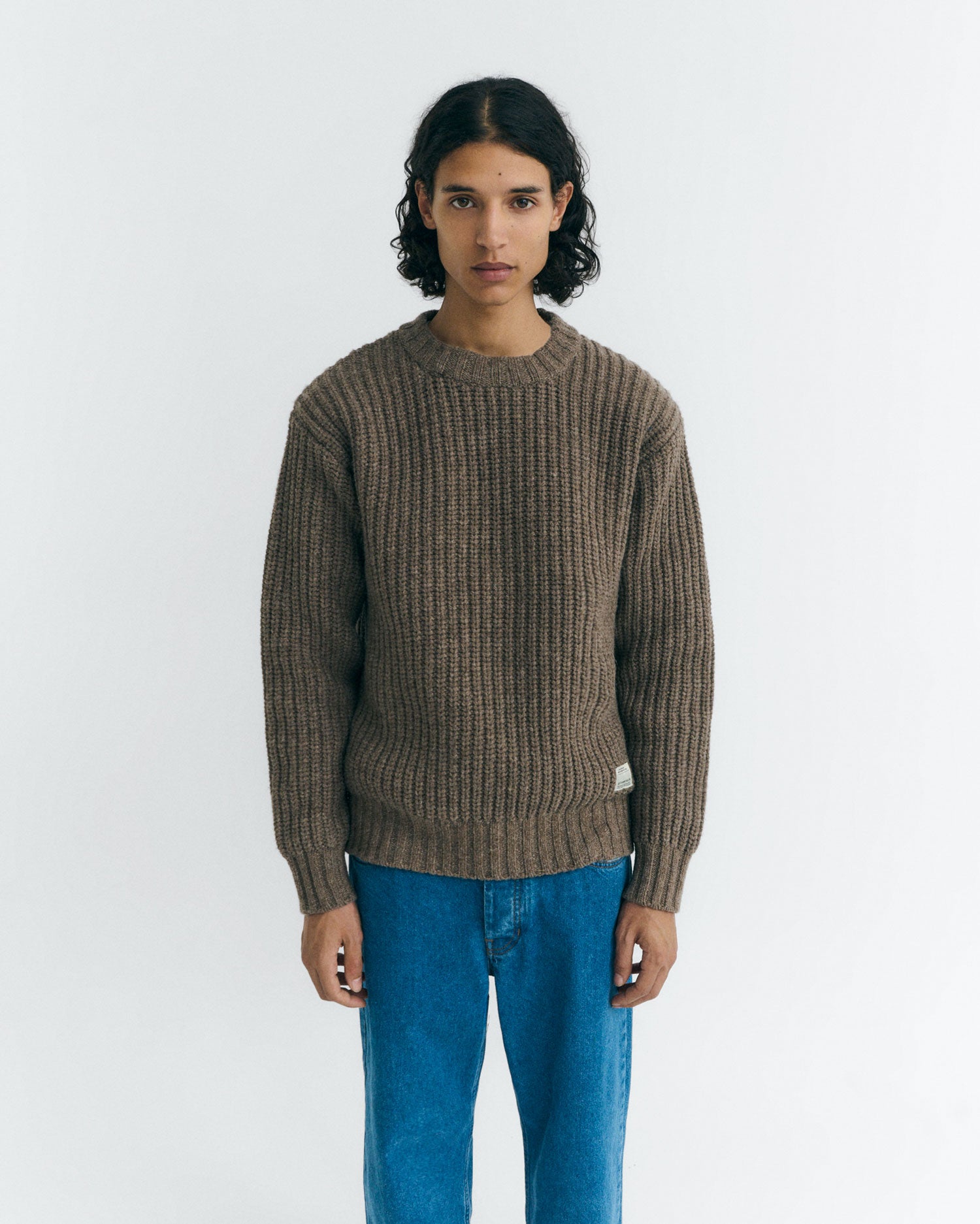 Jersey lana marrón Santos sostenible - 1