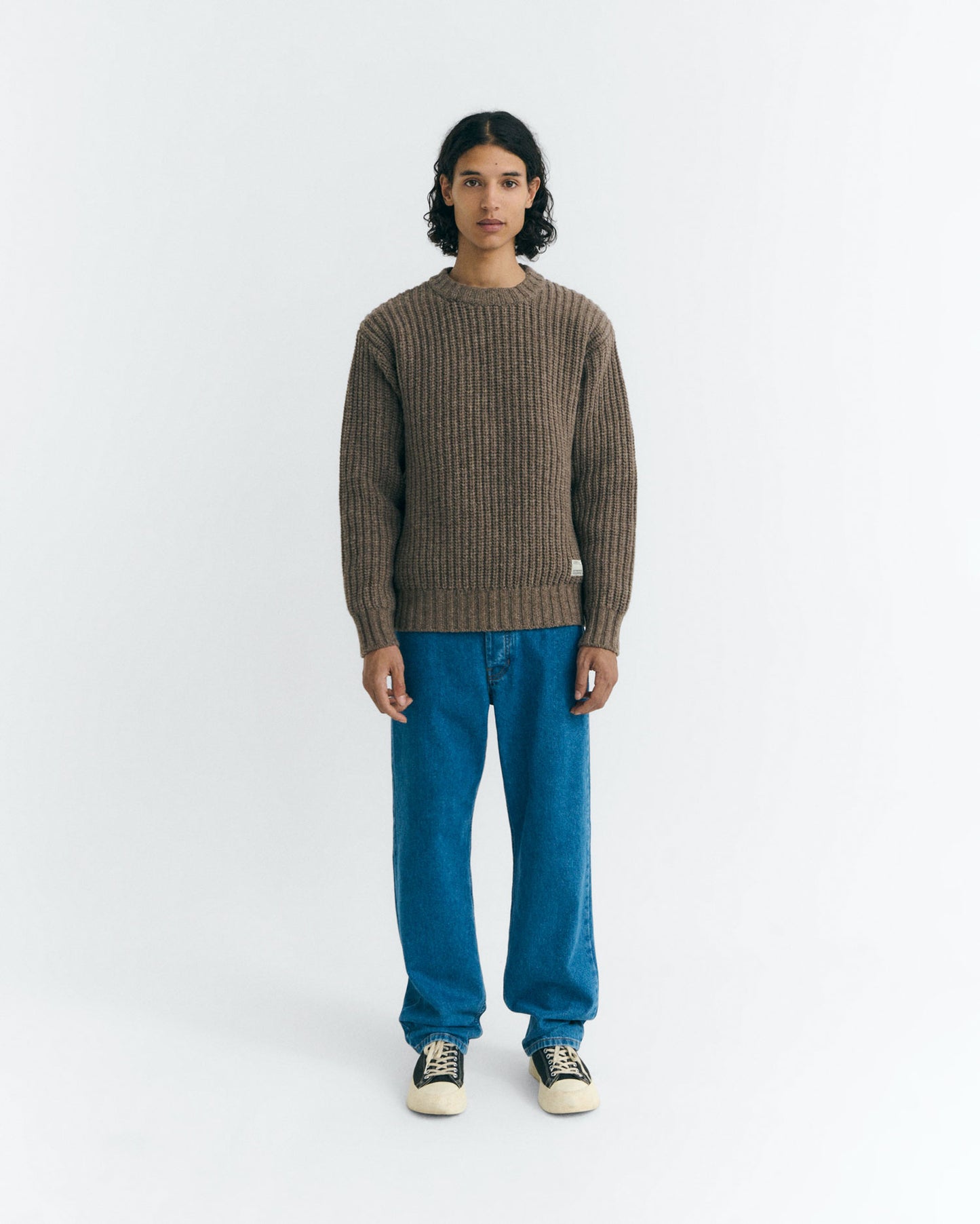 Jersey lana marrón Santos sostenible - 2