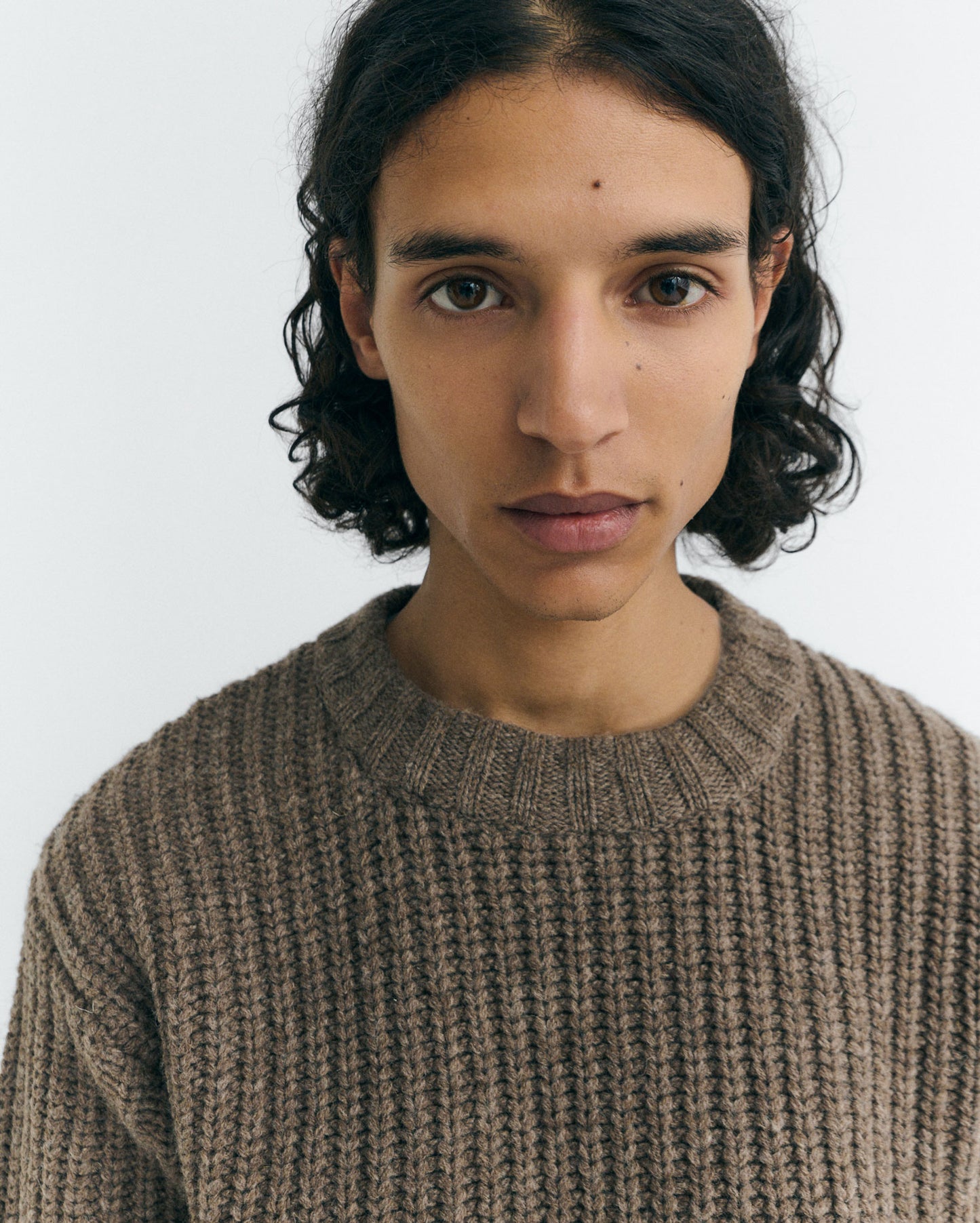 Jersey lana marrón Santos sostenible - 3