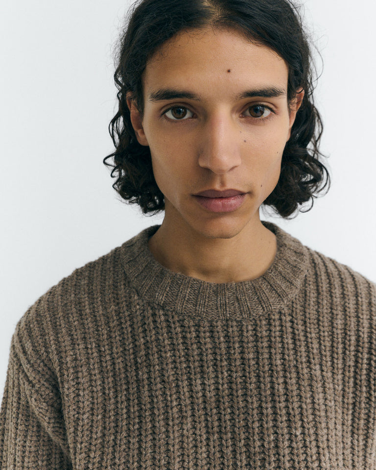Jersey lana marrón Santos sostenible - 3