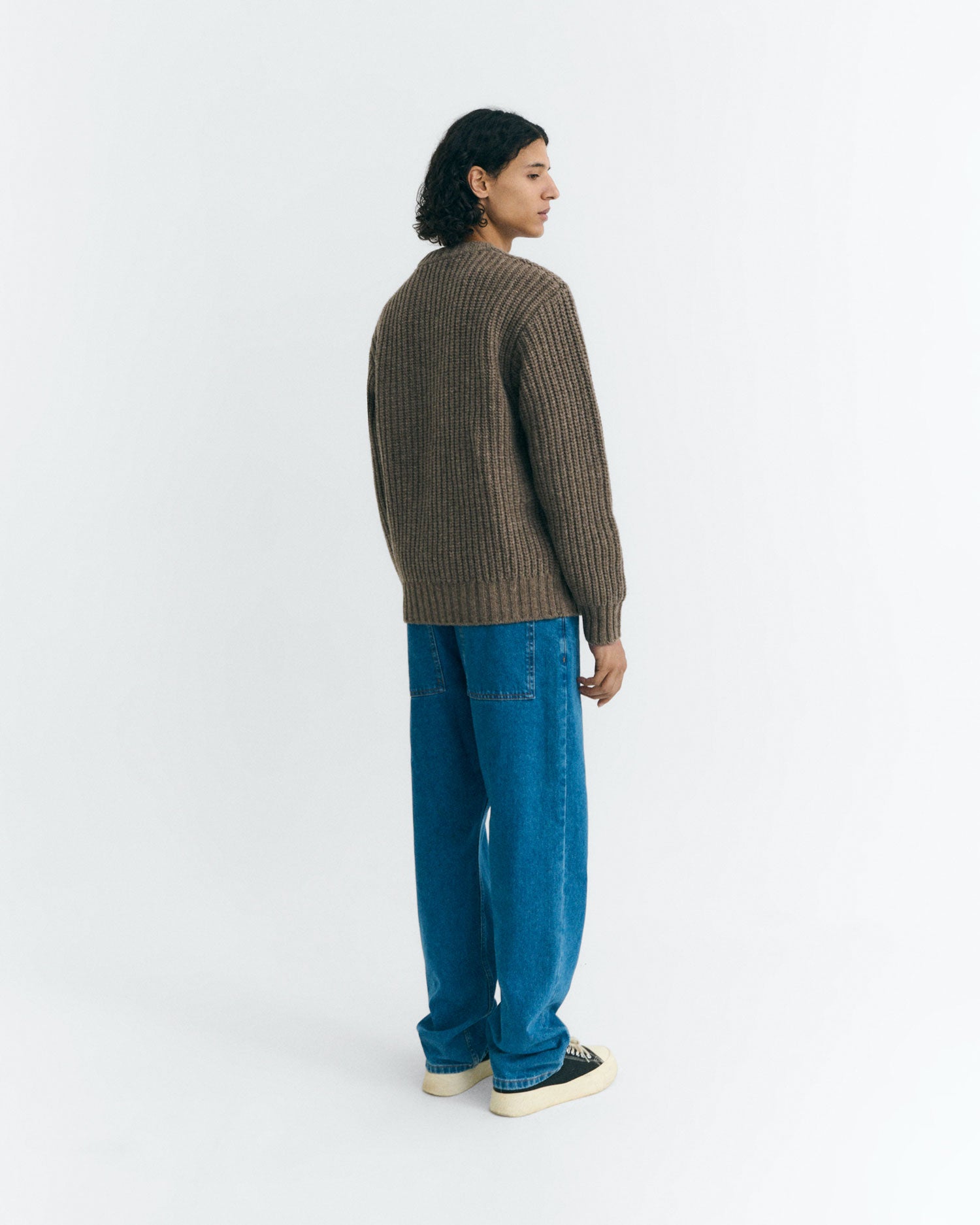 Jersey lana marrón Santos sostenible - 4