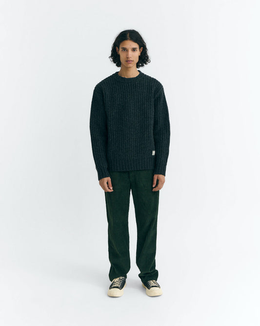 Jersey lana gris Santos sostenible - 2