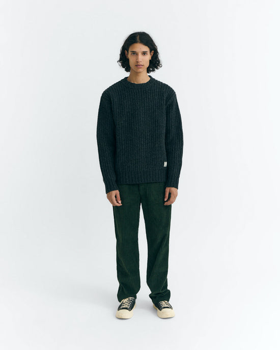 Jersey lana gris Santos sostenible - 2